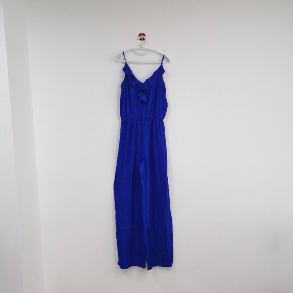 Lilly Pulitzer Womens Cold Shoulder Flowy Jumpsuit Wide Leg Size M - Picture 4 of 11